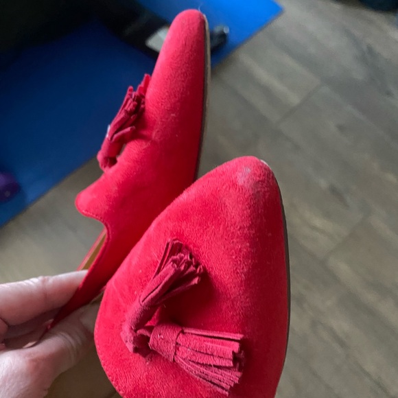 Size 8 red ballet flats - Picture 2 of 3